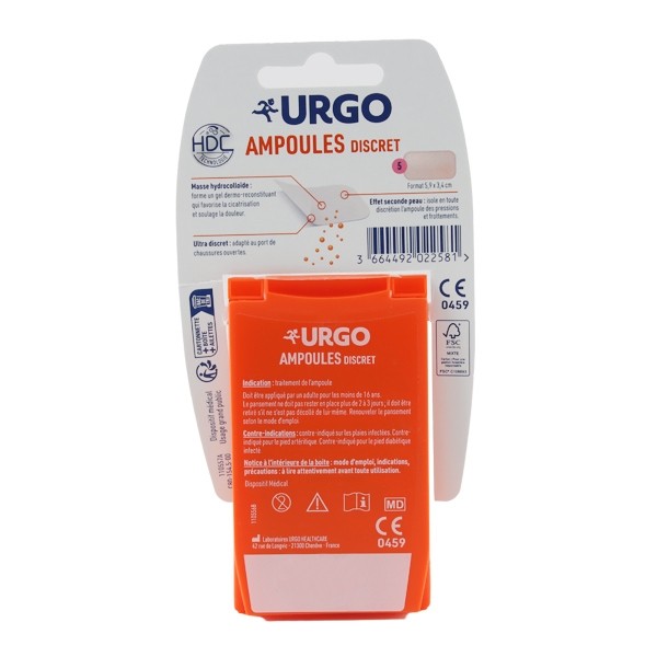Urgo Ampoules Discret Talon pansements
