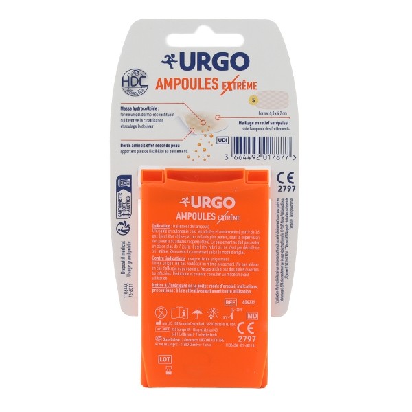 Urgo Ampoules Extrême Talon pansements