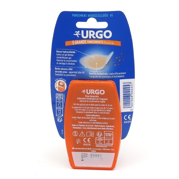 Urgo Ampoules Talon pansements hydrocolloïdes