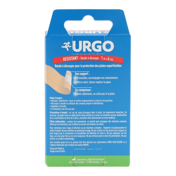 Urgo bande résistante pansement à découper