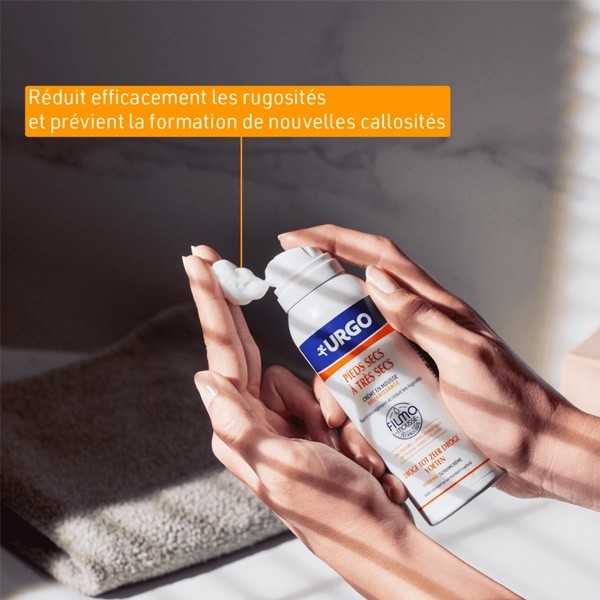 Urgo Crème en mousse pieds secs à très secs