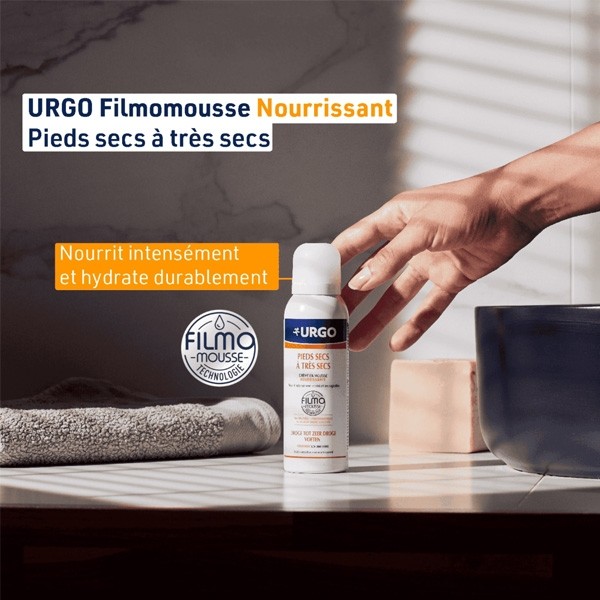 Urgo Crème en mousse pieds secs à très secs