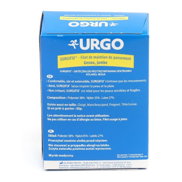 Urgo Surgifix filet de maintien genou jambe