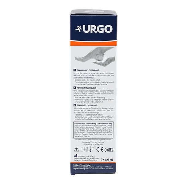 Urgo Crème en mousse pieds très secs à crevassés