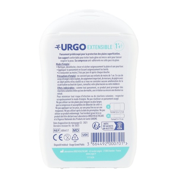 Urgo Pansement Extensible pré découpé