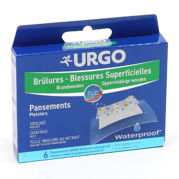 Urgo Brûlures Pansements Waterproof