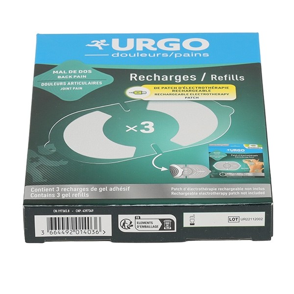 Urgo Patch d’électrothérapie rechargeable