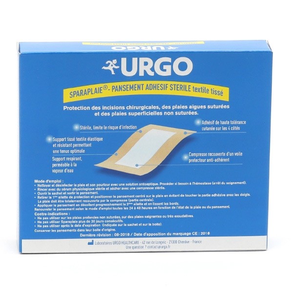 Urgo Sparaplaie 10 pansements