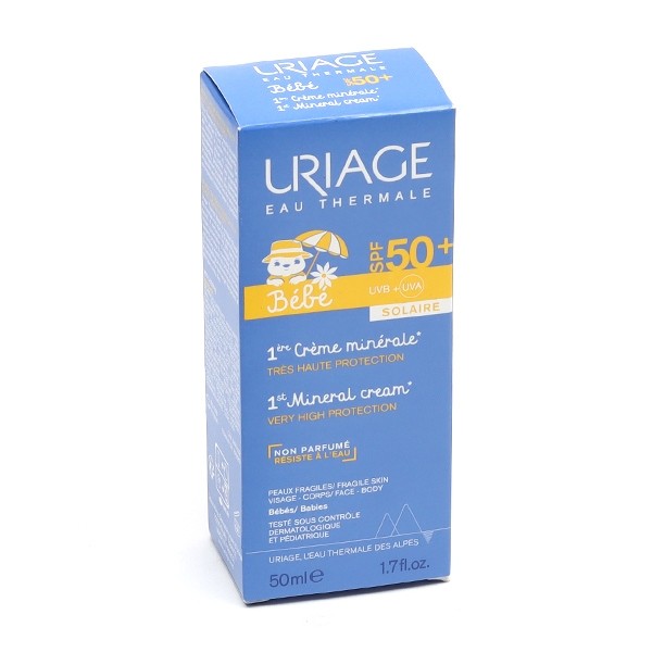 Uriage Bébé 1 ère crème solaire minérale SPF 50+