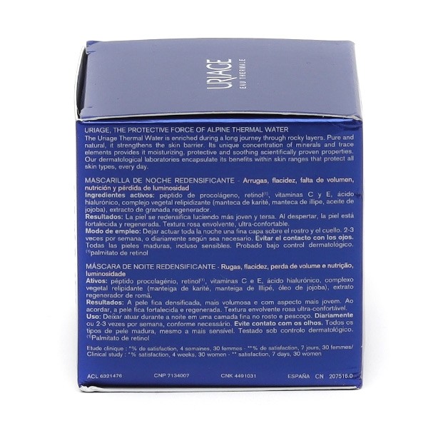 Uriage Age Absolu Masque de nuit redensifiant