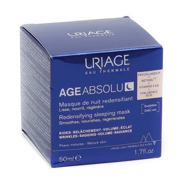 Uriage Age Absolu Masque de nuit redensifiant