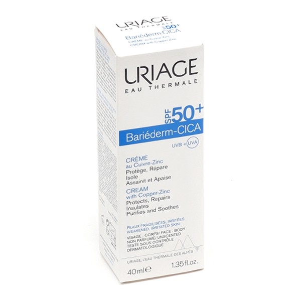 Uriage Bariéderm Cica crème SPF 50+