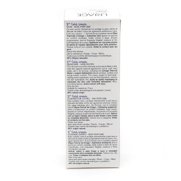 Uriage Bébé Cold Cream crème ultra-nourrissante