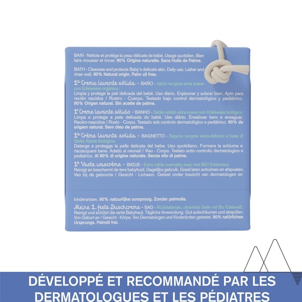 Uriage bébé 1ere Crème lavante solide