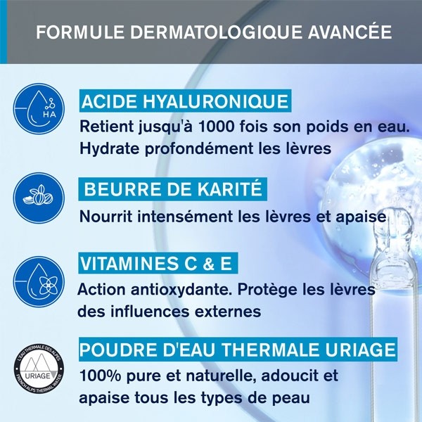 Uriage Eau thermale stick lèvres hydratant