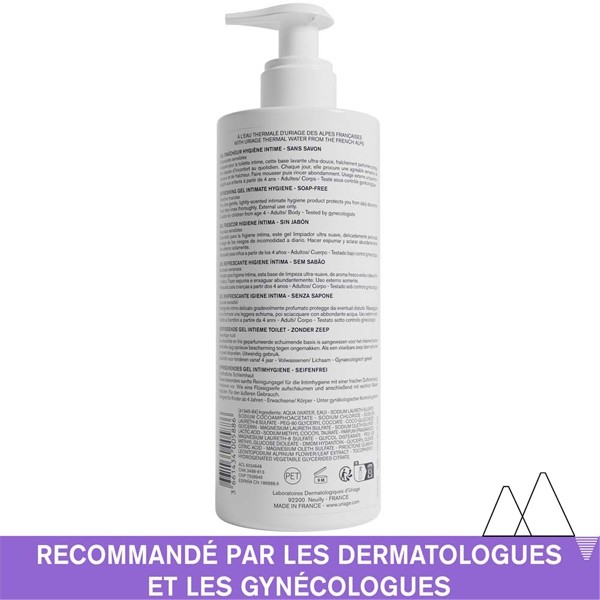 Uriage Gyn Phy Gel fraîcheur Hygiène intime