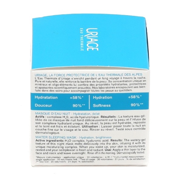 Uriage Eau Thermale Masque d'eau nuit