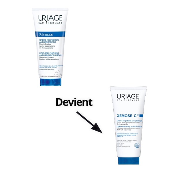 Uriage Xémose C8+ crème relipidante anti-grattage