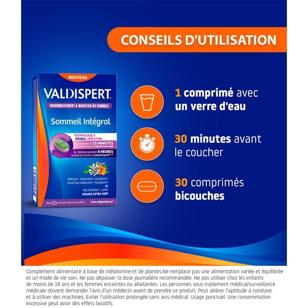 Valdispert Sommeil intégral comprimés