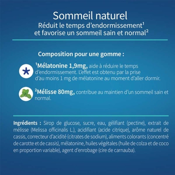Valdispert Sommeil rapide 1,9 mg gummies
