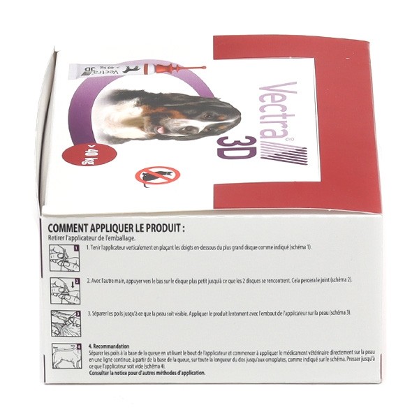 Vectra 3D Pipettes anti puces chien