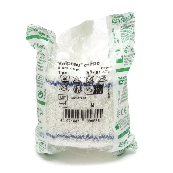 Velpeau bande de crêpe coton