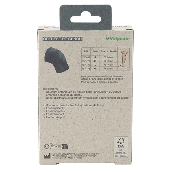 Velpeau Genouillère souple écoresponsable
