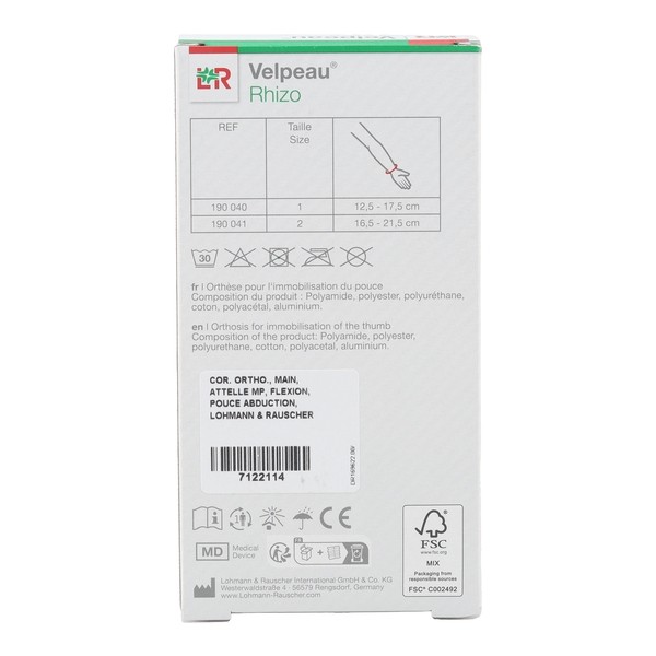 Velpeau Rhizo Classic attelle de pouce