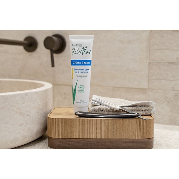 Pur Aloé crème à raser aloe vera natif 50%