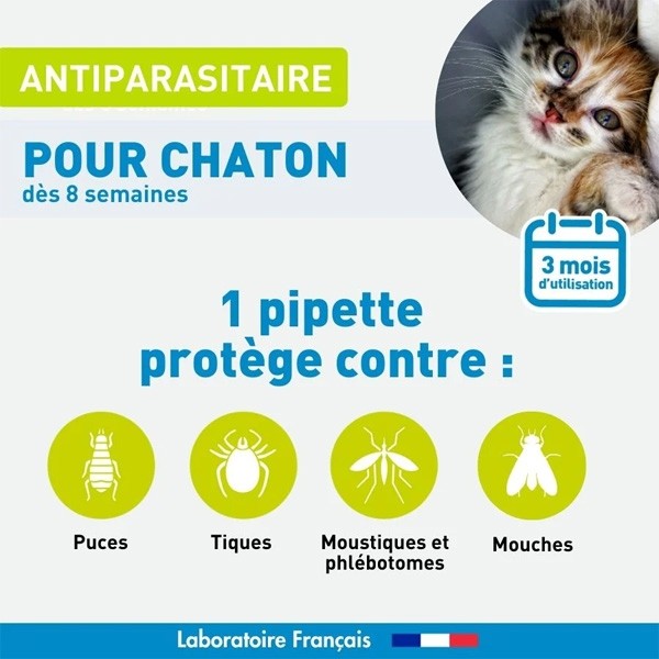 Vetoform Antiparasitaire chaton pipettes