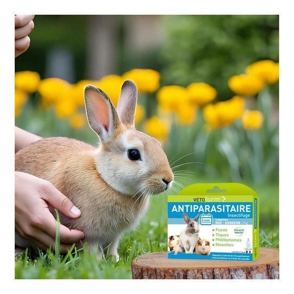Vetoform Antiparasitaire Nac Rongeur pipettes