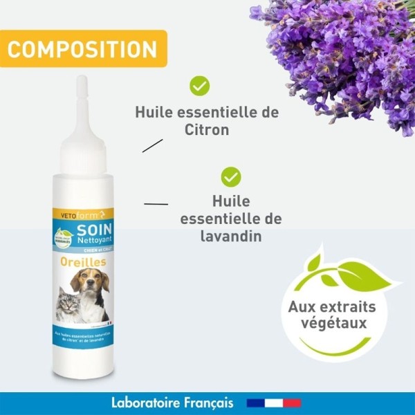 Vetoform soin nettoyant oreilles
