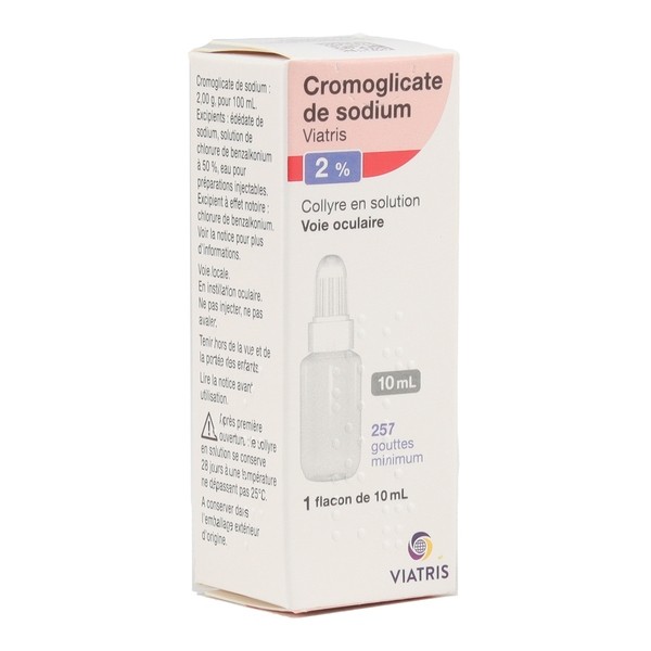 Viatris  collyre Cromoglicate de sodium 2%