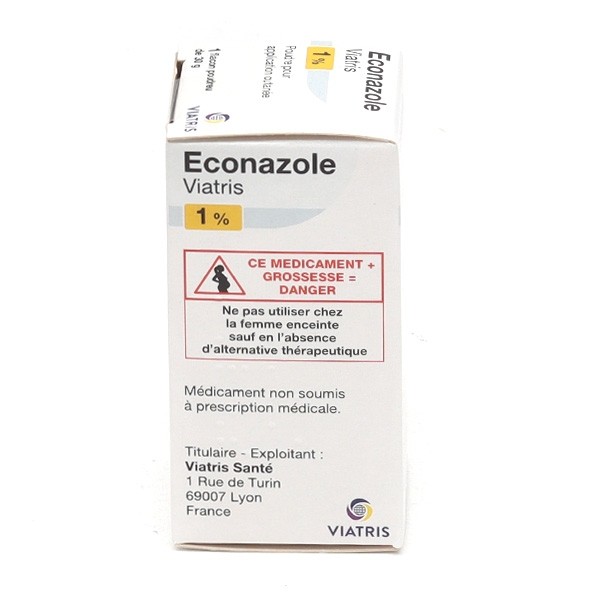 Econazole poudre mycose Viatris
