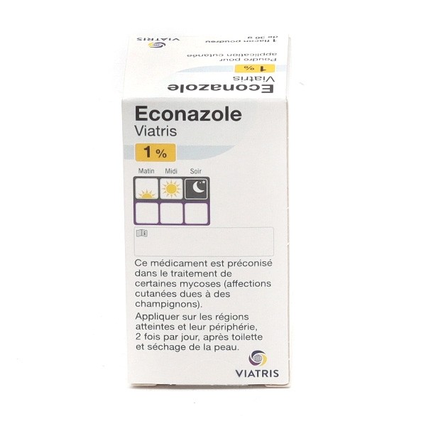 Econazole poudre mycose Viatris