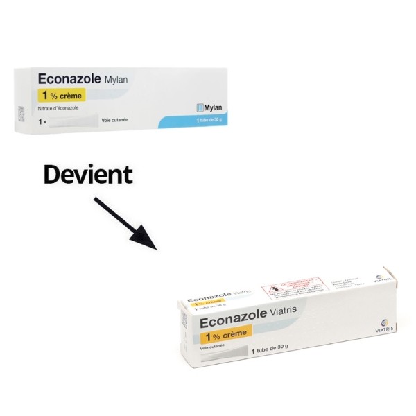 Econazole creme antifongique Viatris