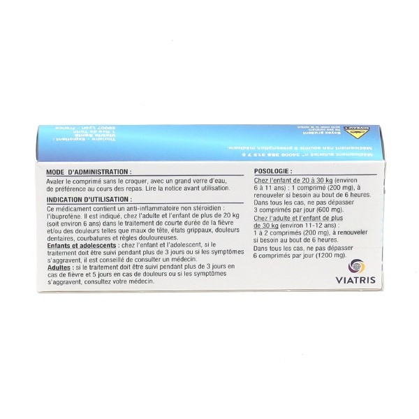 Ibuprofène 200 mg comprimé Viatris