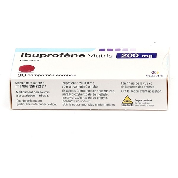 Ibuprofène 200 mg comprimé Viatris