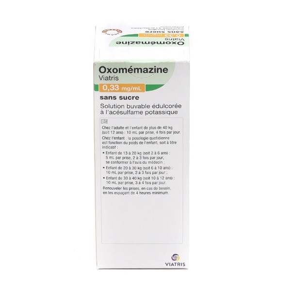 Oxomémazine sirop antitussif sans sucre Viatris