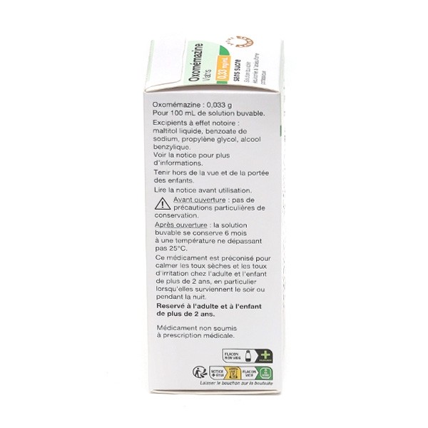 Oxomémazine sirop antitussif sans sucre Viatris
