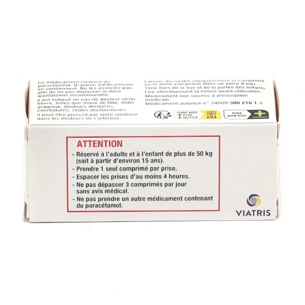 Paracétamol 1 g Viatris comprimé effervescent