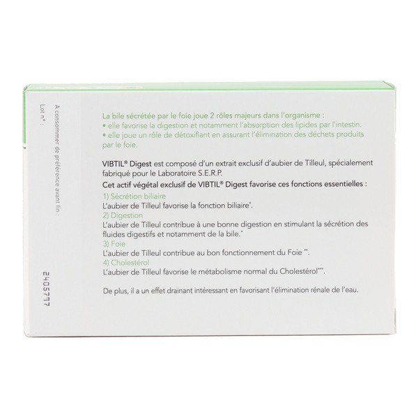 Vibtil Digest gélules Foie