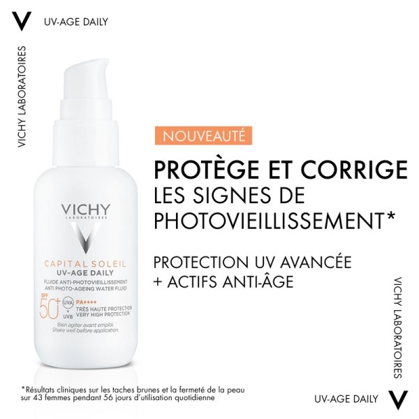 Vichy Capital Soleil UV-Age daily Fluide solaire anti-âge SFP 50+