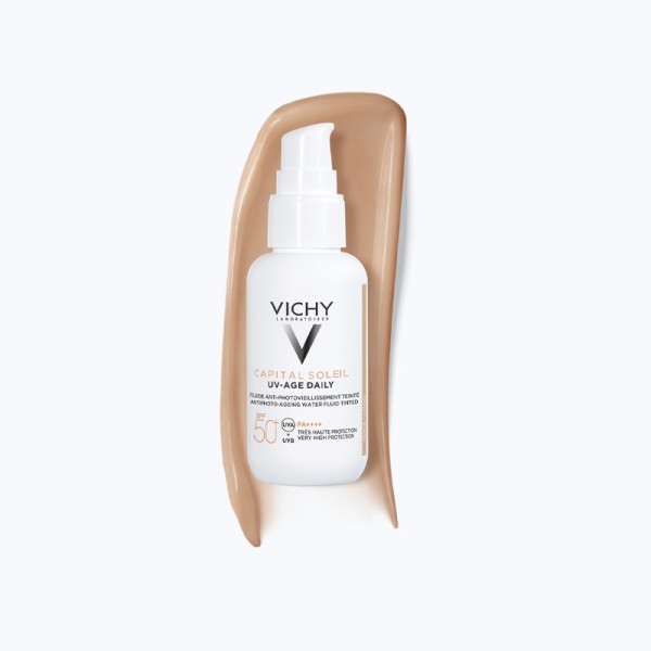Vichy Capital Soleil UV-Age daily Fluide solaire anti-âge teinté SFP 50+