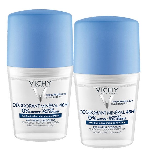 Vichy déodorant Minéral 48h roll on