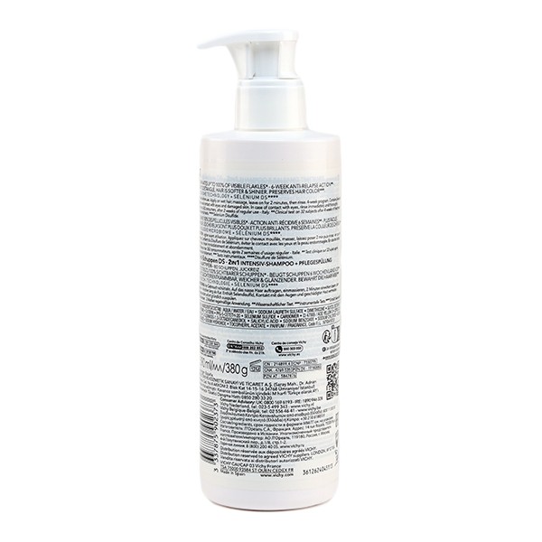 Vichy Dercos Anti Pelliculaire 2 en 1 Shampooing Démêlant Traitant