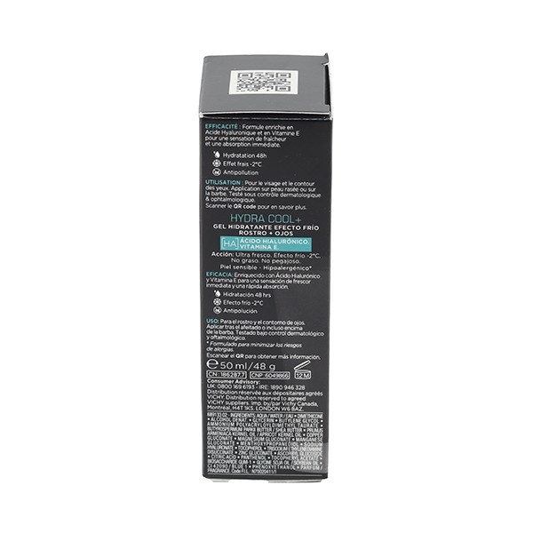 Vichy Homme gel Hydracool+