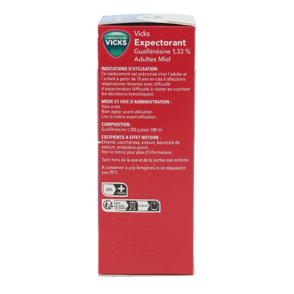 Vicks sirop expectorant adulte