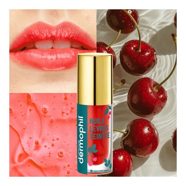 Dermophil Indien Huile lèvres teintée Rouge