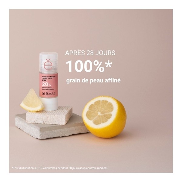 Etat pur acide citrique AHA 20%